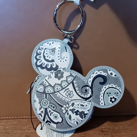 Disney Gray Paisley Mickey Mouse Pouch - Picture 2 of 9